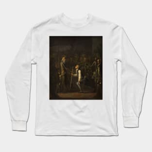 The Potuans are Surprised to See Niels Klim Genuflect in Front of the Wise Prince by Nicolai Abildgaard Long Sleeve T-Shirt